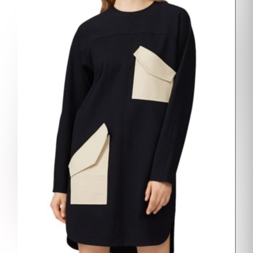 Tibi two toned knit dress